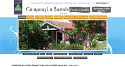 Desktop Screenshot of camping-la-bastide.com